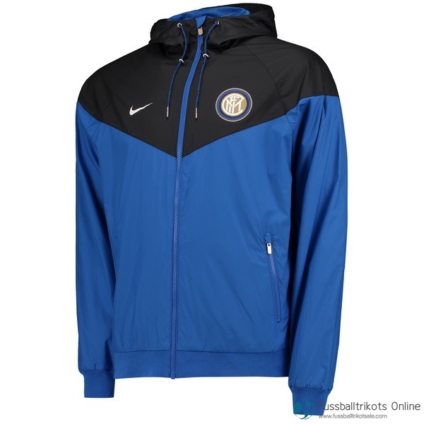 Inter Milan Hoodies 2018/19 Blau Schwarz Fussballtrikots Günstig